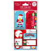 Picture of CHRISTMAS GIFT LUGGAGE TAGS AND GIFT STICKER TAGS 55 PACK